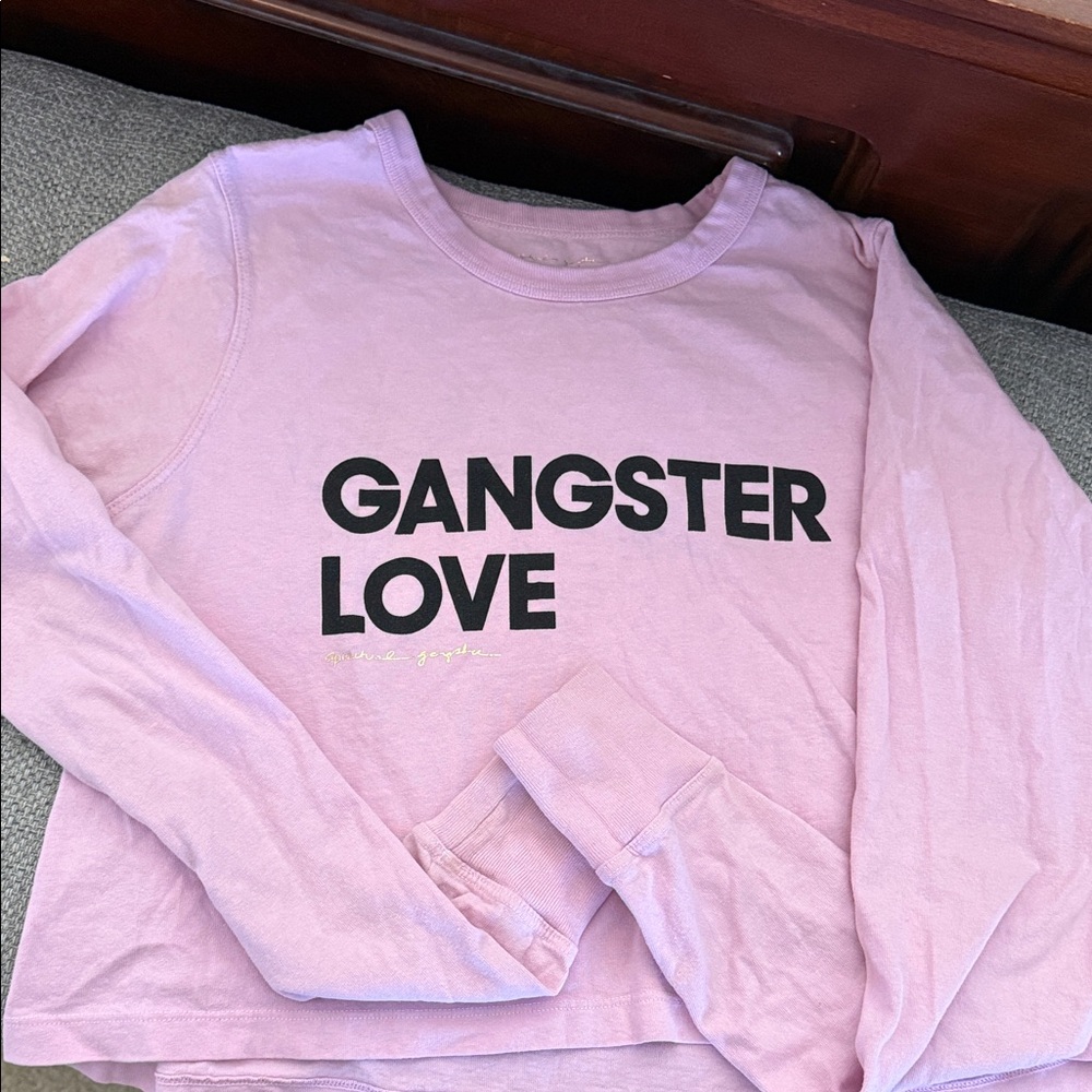 Spiritual Gangster Pink Long Sleeve Tee